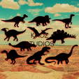 project_20231228_2106036-01.png 10 realistic dinosaurs pack wall art dinosaur set wall decor dino charms