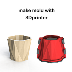 make mold with 3Dprinter STL file MOLD3(MAKE WITH 3DPRINT)・3D printable model to download, AKO3D
