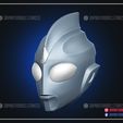 Ultraman_Tiga_Helmet_3dprint_STL_File_05.jpg Ultraman Tiga Helmet - Cosplay Costume Halloween Mask
