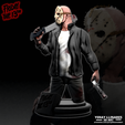 2.png Jason Voorhees (Friday the 13th) Bust with Machete and Bear Trap