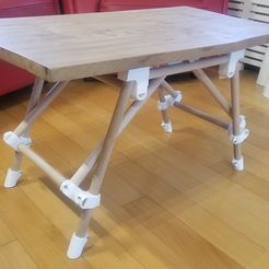 20200508_194520.jpg STL-Datei Da Vinci coffee table (Low table) kostenlos・3D-Druck-Modell zum herunterladen