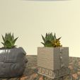 imagen02.jpg Archivo STL Maceta de Chan chan y Cabeza clava・Objeto imprimible en 3D para descargar