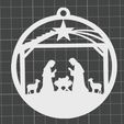 IMG_20251212_171416.jpg 🌟Natal Ornement de la crèche de Noël - Modèle imprimé en 3D 🌟