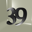 CC39.png House number, numbered stakeout N°39