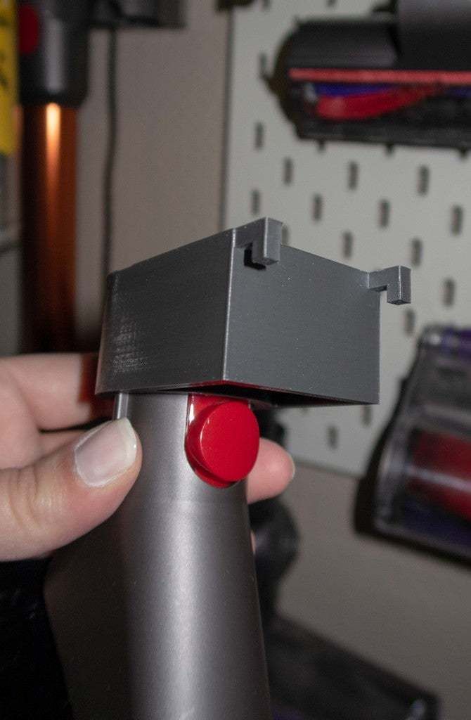 Download free STL file Dyson V10 Mount for attachments for Ikea Skåda