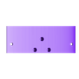FXLRSnumplate.stl 2020 FXLRS laydown licence plate holder.