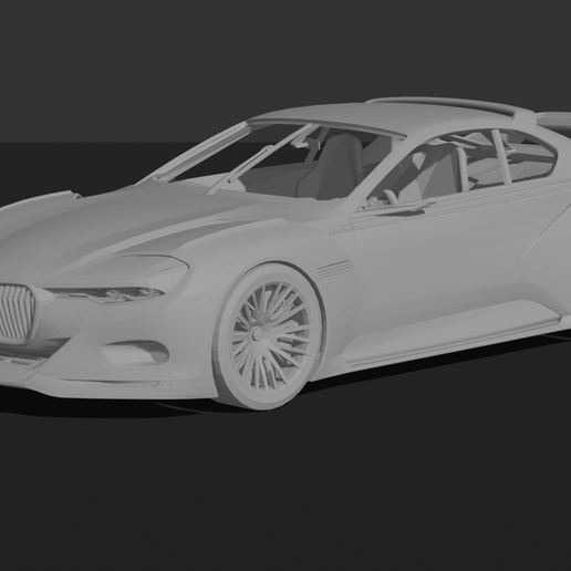 BMW 3.0 CSL Hommage Concept 2015 STL 3D Print Model