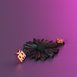 render_6.png Vela floral Daisy 01