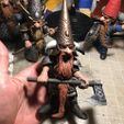 Photo Jun 14, 8 25 01 PM.jpg Gnome with Axe, Fantasy Tabletop RPG Miniature or Garden Gnome Statue