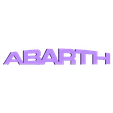 abarth.STL ABARTH logo sign badge ecusson