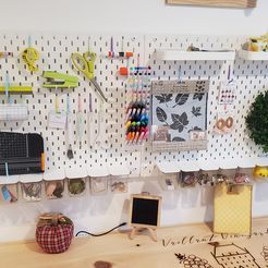 YQ a ( “ae | ee : ecto Gti oeelce | 1 int © -? 1 Pochoird { Plantilla cortada,con liser.de 2 ri omy 2159.c 0 u v w U v ef IKEA SKADIS and Standard 1/4" Pegboard Hooks and Accessories Collection