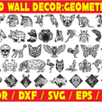 2024-01-03-1.png Vector Laser Cutting Pack - 370 Deco - Geometric Paintings