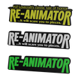 4.png 3D MULTICOLOR LOGO/SIGN - Re-Animator (Three Variations)