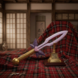 Gemini_Generated_Image_o9uvwoo9uvwoo9uv.png Checkered Ninja Sword (Ternet Ninja) - 25cm