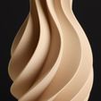Star_spiral_decor_vase_by_slimprint_vase_mode_3D_model_3.jpg Star Decoration Vase, Vase Mode & Shelled