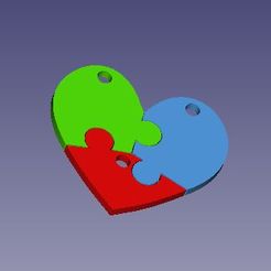 CorazonEn3.jpg Free STL file Heart pendant・3D printing design to download, tatomart
