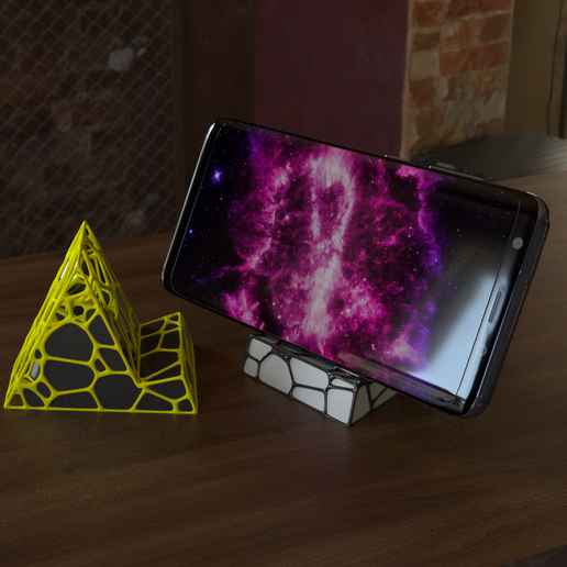 📞 GAMER CELL CARRIER(CELL HOLDER) venom, voronoid, organic style・ OBJ ...