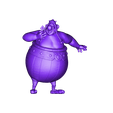 obelix.stl STL file Obelix with Texture・Model to download and 3D print
