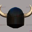 11.jpg Viking Mandalorian Helmet - Buffalo Horns - High Quality Model