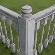 banister_handrail_kit_render24.jpg Banister & Handrail 3D Model Collection