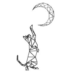 dc1.jpg Archivo OBJ gato geométrico y luna・Idea de impresión 3D para descargar