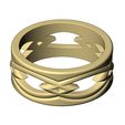 Carved-Celtic-braid-band-size7-8-9-06.jpg Oymalı kelt kemeri örgüsü geniş bant ABD bedenleri 7 8 9 3D baskı modeli