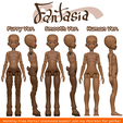 3.png [FANTASIA BJD] - Human and Satyr Fantasia Ball Jointed Doll - (For FDM and SLA Printers)