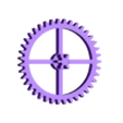 gear39-6.stl 3D Printed Galileo Escapement Clock with Hands