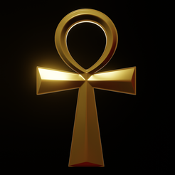 Ankh.png Free STL file Ankh・Template to download and 3D print