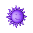Sun.stl Kirby Star Diorama – Pre-Cut STL Display Model