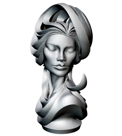 H97 Bust of a woman 3D model