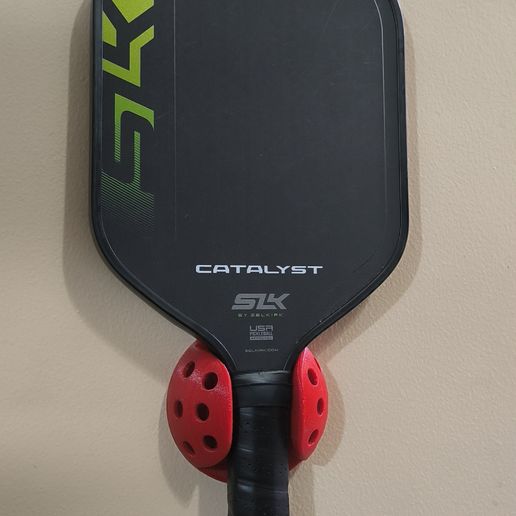 Pickleball Paddle Wall Mount – STL File