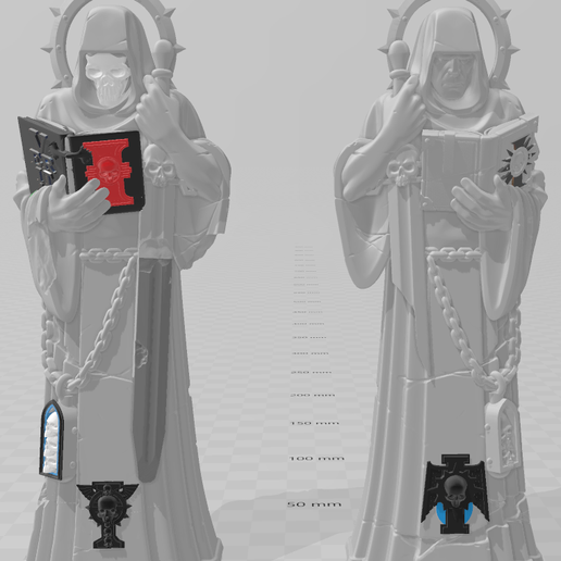 🎲 Basilicanum statues - WH40k・Free STL File for ・Cults