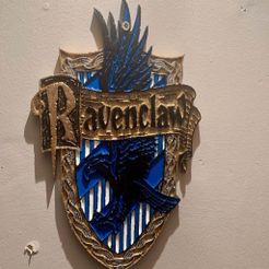 IMG_1656.jpeg STL-Datei Harry Potter - Ravenclaw Plaque / Sign kostenlos・Design für 3D-Drucker zum herunterladen