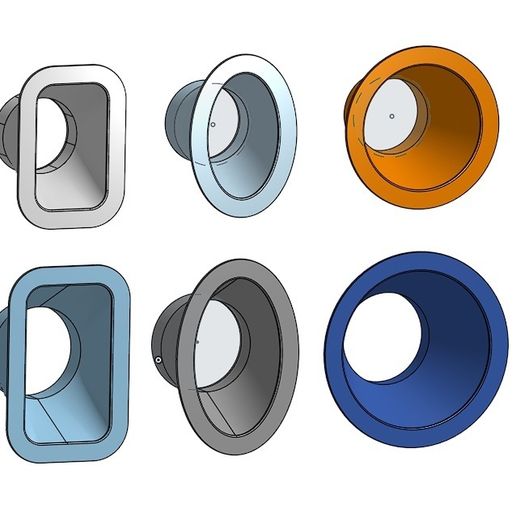 Brake-duct-3.jpg KC™ UNIVERSAL BRAKE DUCT 5 INCH RECTANGULAR VERSION