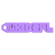 Llavero_3D_CPL_v01.STL Archivo STL gratis Llavero 3D CPL / Keychain 3D CPL・Modelo de impresión 3D para descargar
