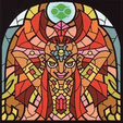 Nabooru_(The_Wind_Waker) - Copie.png Lithophane Stained glass Zelda Nabooru stained glass