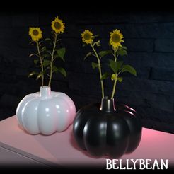 pumpkinvase2.jpg STL-Datei Kürbis Vase Dekorativer Übertopf・3D-druckbare Vorlage zum herunterladen