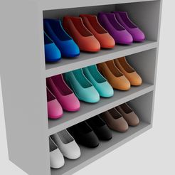View1.jpg Paquete de zapatos de mujer con cajas de zapatos
