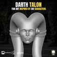 15.png Darth Talon fan art head 3D printable File For Action Figures