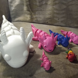 BÉBÉ AXOLOTL ARTICULÉ - EMPREINTE EN PLACE - SANS SUPPORT