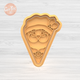 1.869.png CHRISTMAS PIZZA X8 SLICES CUTTER + STAMP / COOKIE CUTTER CHRISTMAS