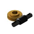 CD55İ35WSGK1.jpg Worm Gear - Center D. 55 mm - Ratio 35 & 40 - Worm with Shaft