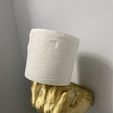 06AA80CE-26AA-4A83-A630-29AD6692AA0A.jpg 3D file Middle Finger Toilet Paper Holder・3D printer design to download