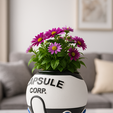 qqqqqqqqq.png Capsule Corp ship Planter - Dragonball