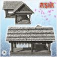 4.jpg Oriental sew building with mesh pattern (1) - Medieval Asia Feudal Asian Traditionnal Ninja Oriental