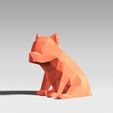 pp05.jpg LOW POLYGON Pom Bear DOG MODEL 3D PRINT MODEL