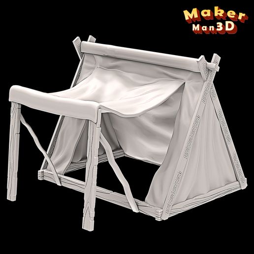 Cloth Tent 2 3D model