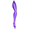 leg_2.stl The Mistress 3D PRINT Figurine