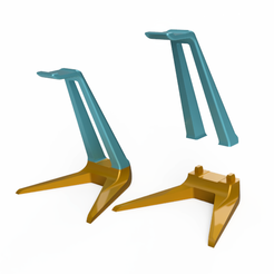 phonesholder.png Free STL file Headphones holder・3D printing model to download